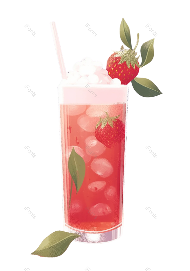 清新图片,夏天元素,插画PNG,水果免抠素材